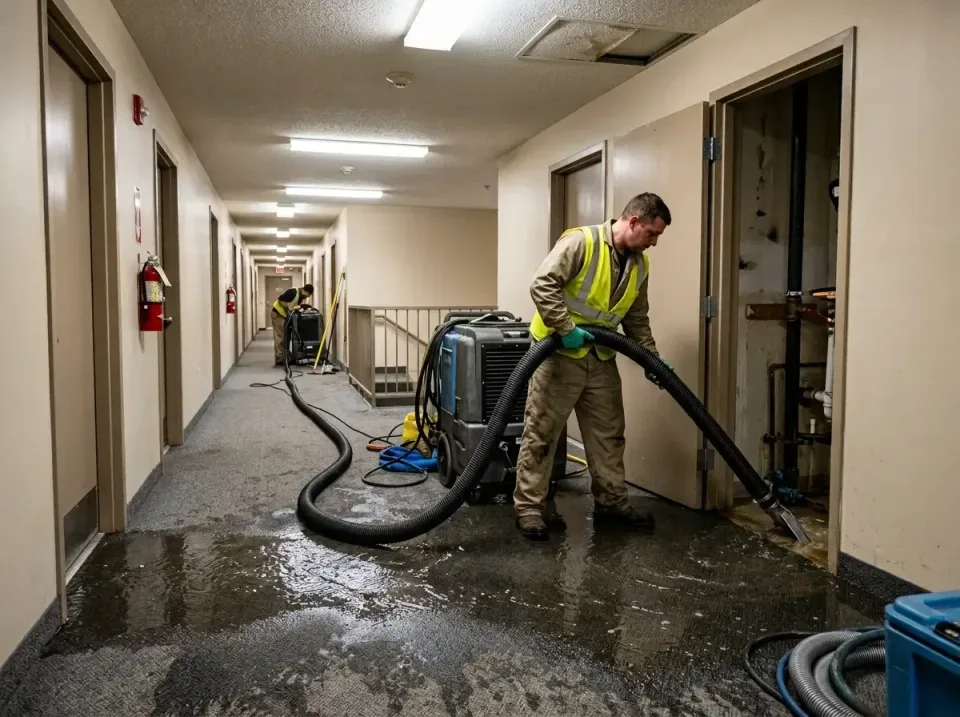multi-unit-apartment-hallway-f-005 — frequently asked questions, Emergency Burst Pipe Water Extraction & Removal in Azle, TX